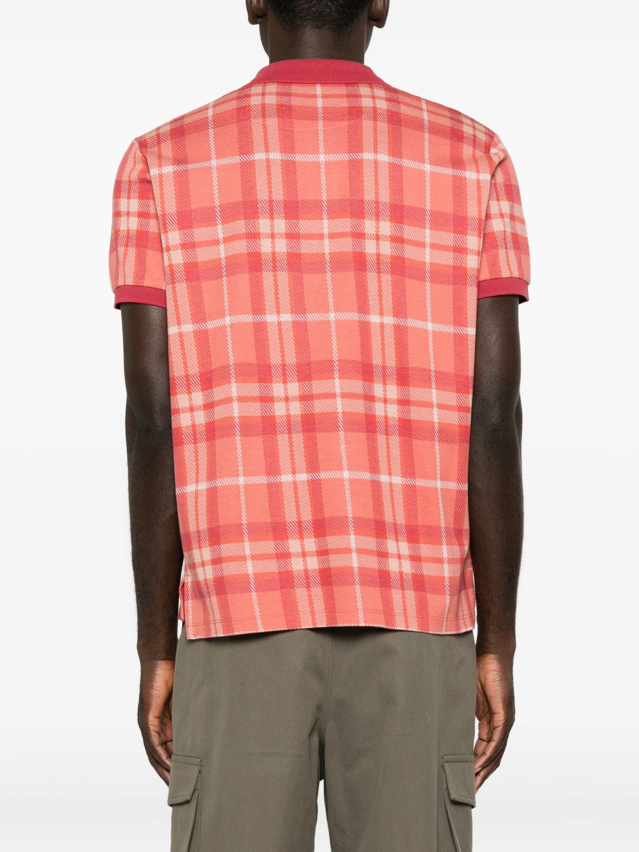 Vivienne Westwood Vivienne Westwood Check-pattern Orb-embroidered Polo Shirt, view 2