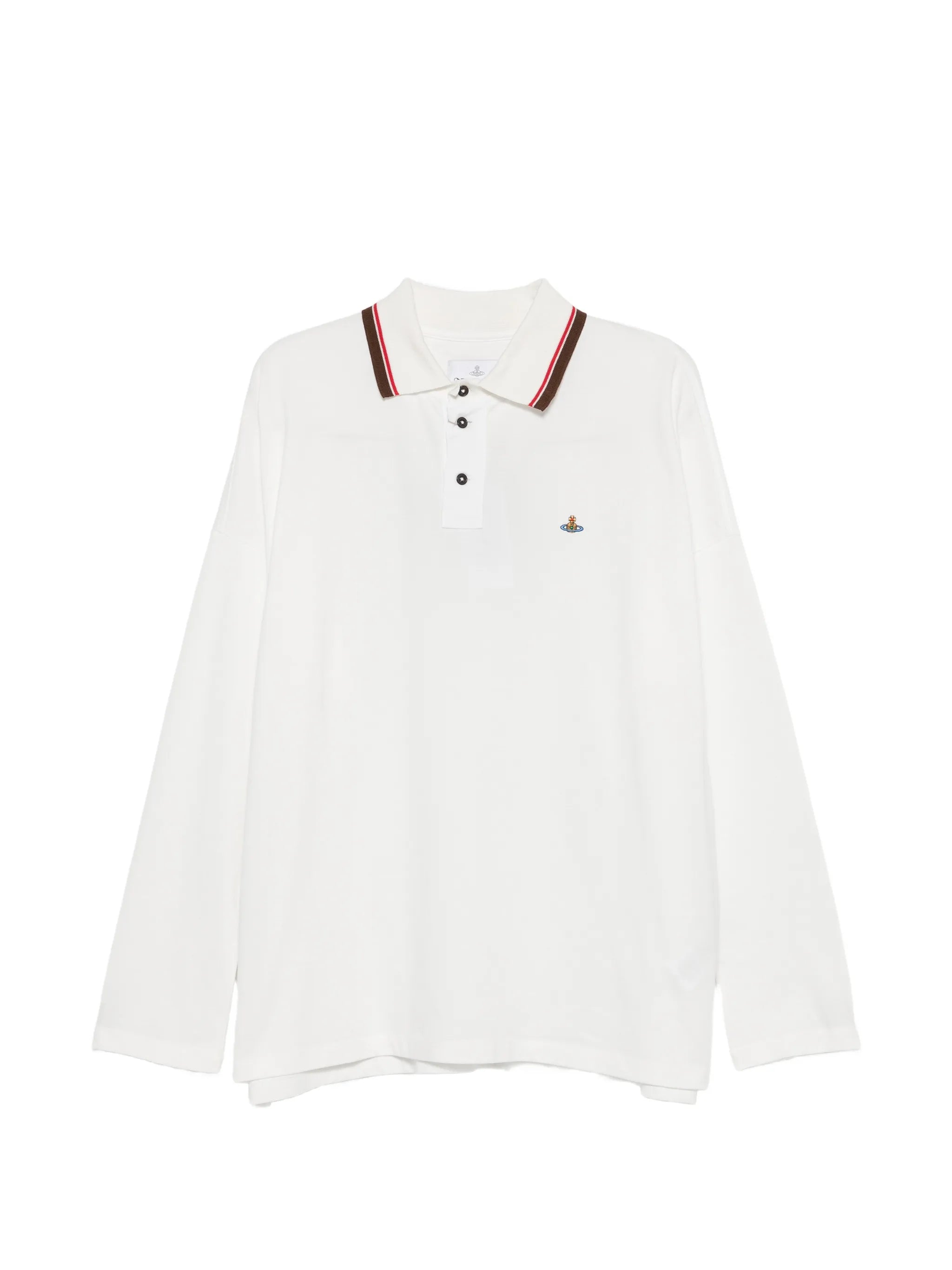 Vivienne Westwood Vivienne Westwood Orb-embroidered Tipped Polo Shirt