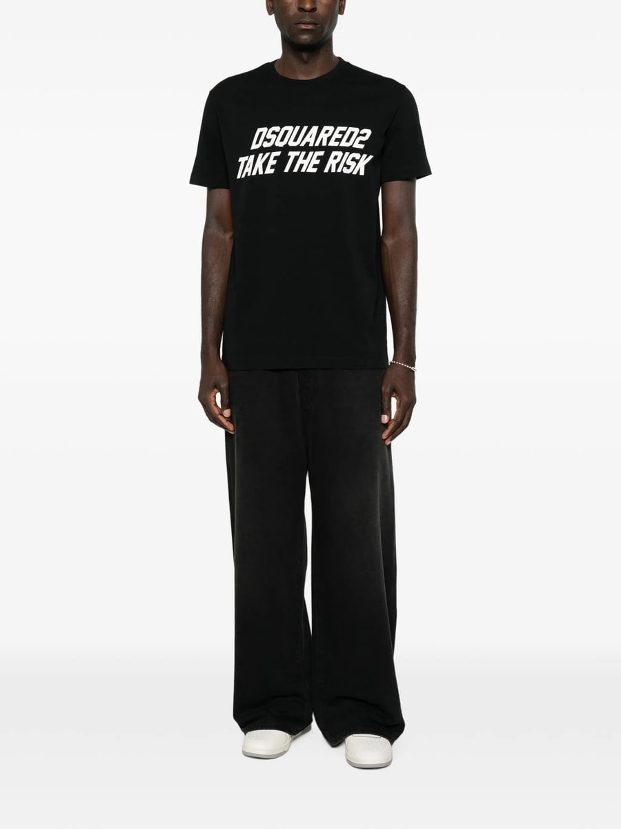 Dsquared2 Dsquared2 Slogan-print T-shirt, view 4