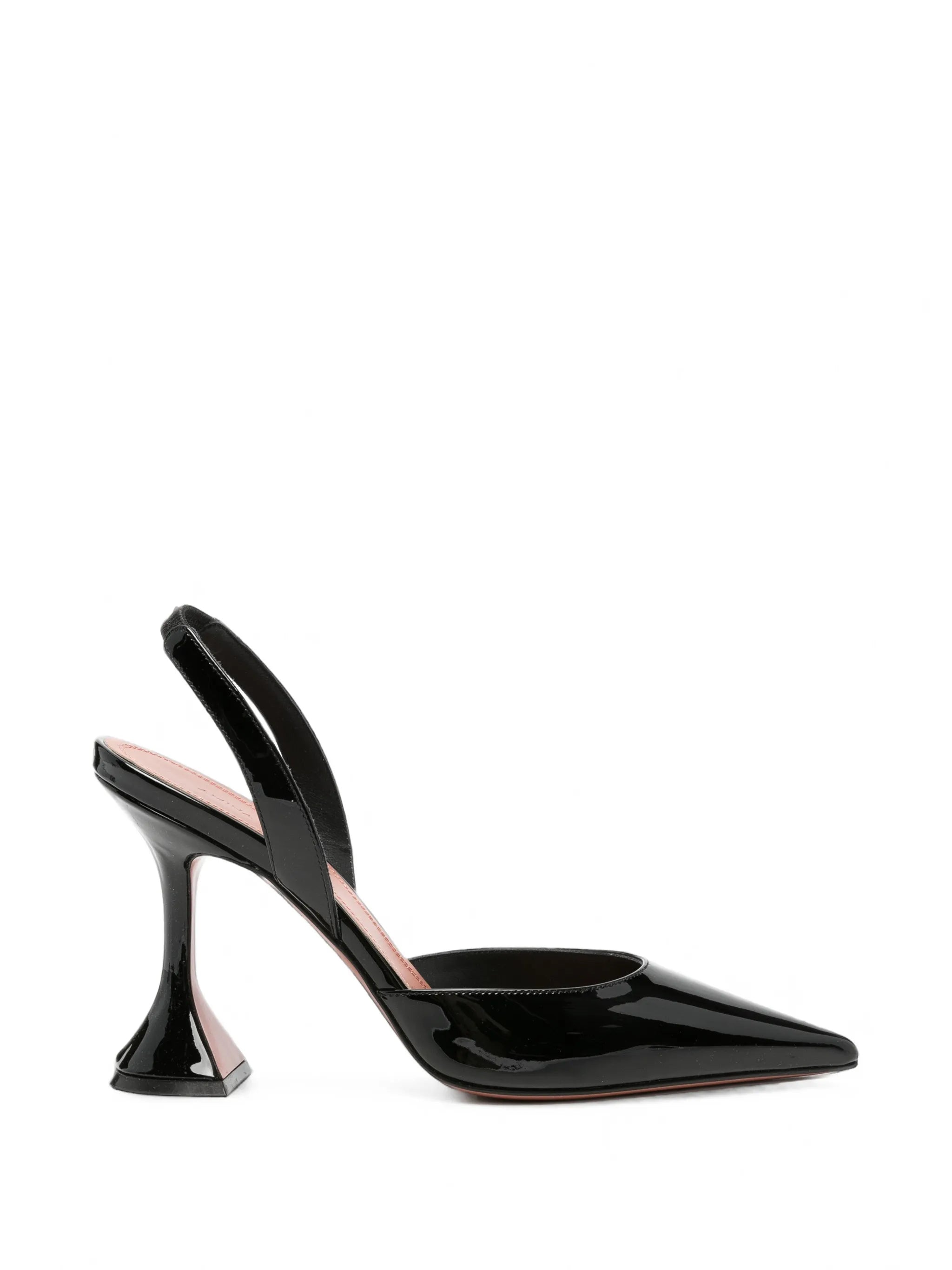Amina Muaddi Amina Muaddi Hollis Patent Slingback Pumps