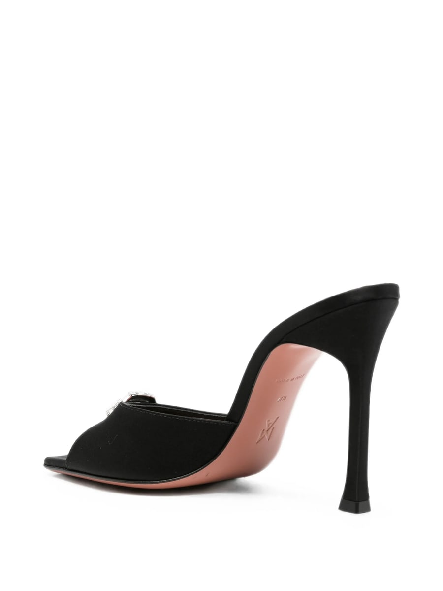 Amina Muaddi Amina Muaddi Mini Camelia Crystal-buckle Sandals, view 2