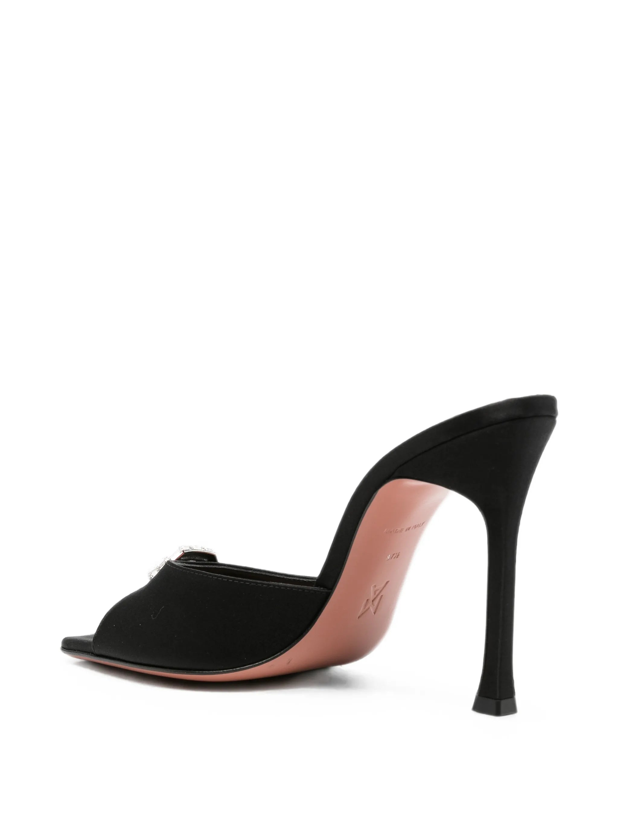 Amina Muaddi Amina Muaddi Mini Camelia Crystal-buckle Sandals, view 2