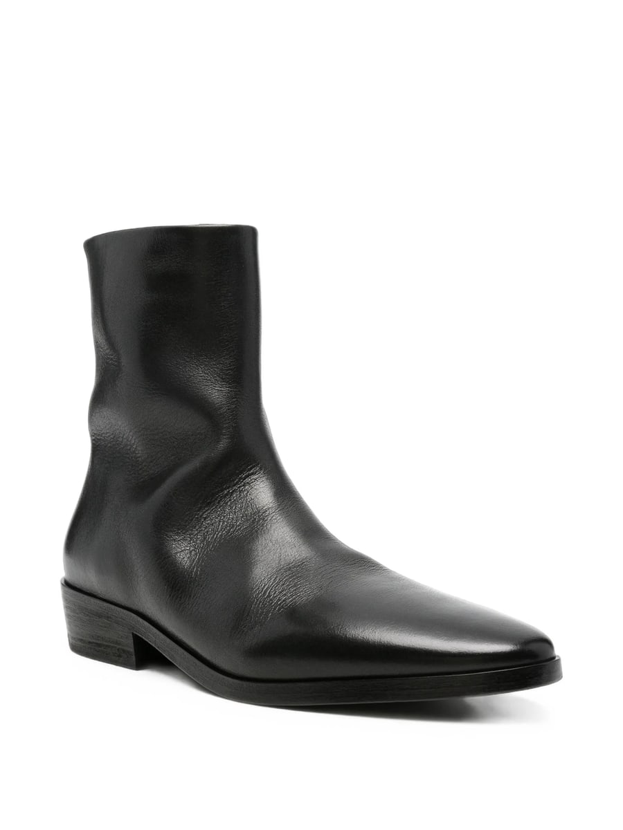 Marsèll Marsèll Side-zip Leather Ankle Boots, view 3