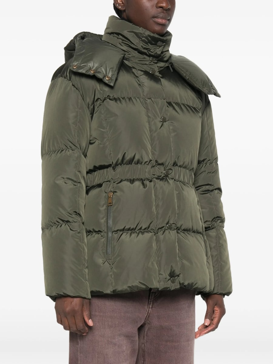 Moncler Moncler Quilted Hooded Jacket, view 3