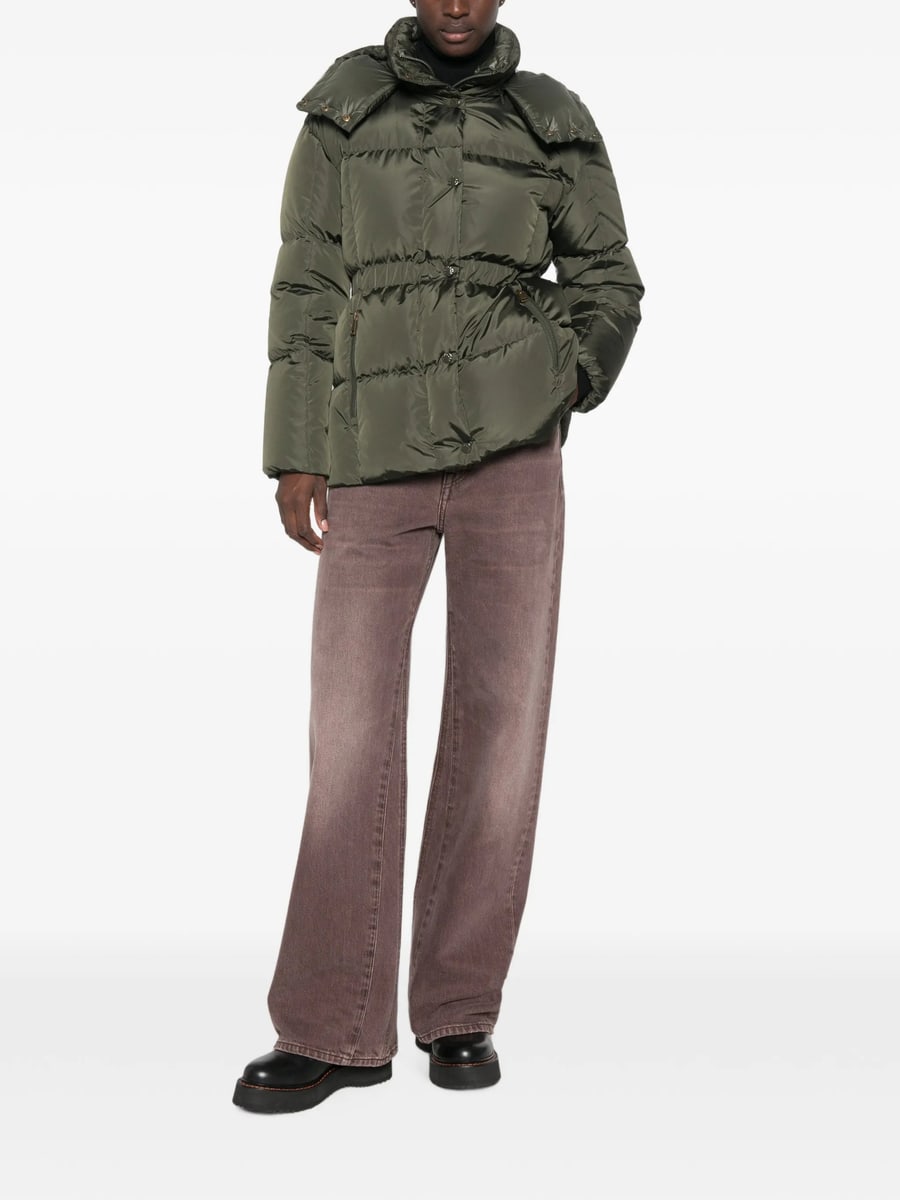 Moncler Moncler Quilted Hooded Jacket, view 4