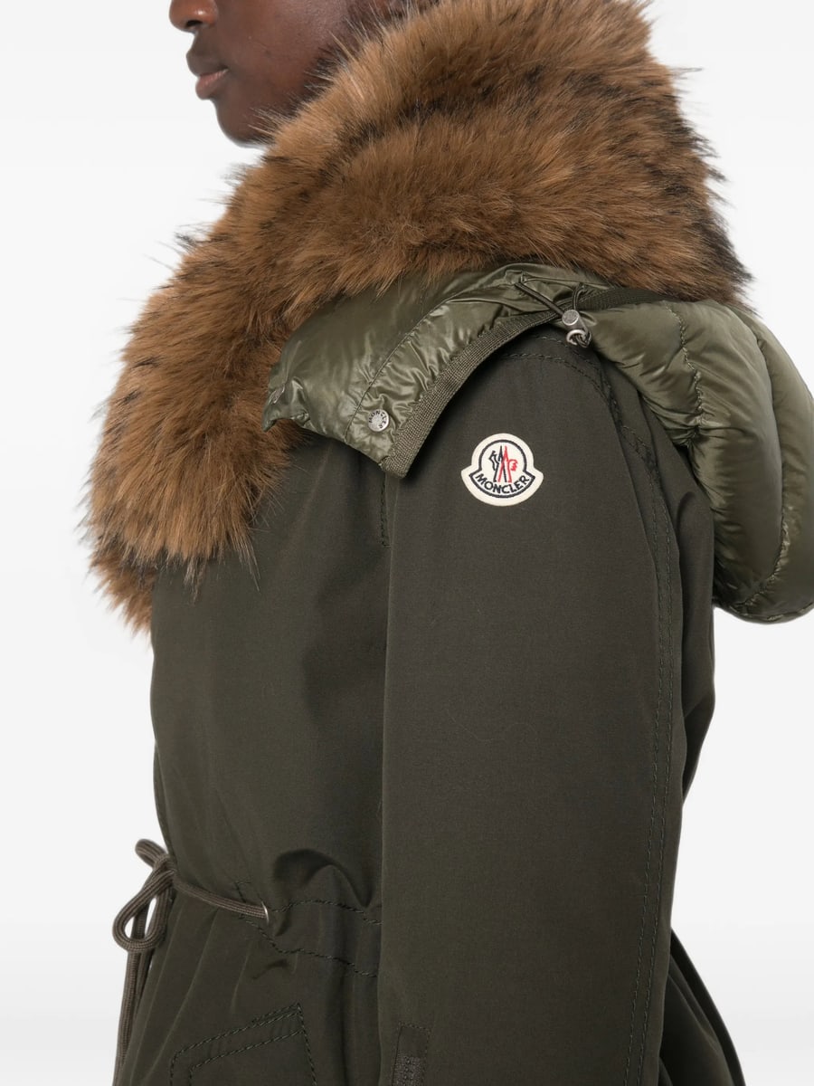 Moncler Moncler Halicte Long Down Parka, view 3