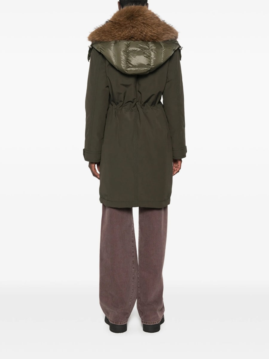 Moncler Moncler Halicte Long Down Parka, view 4