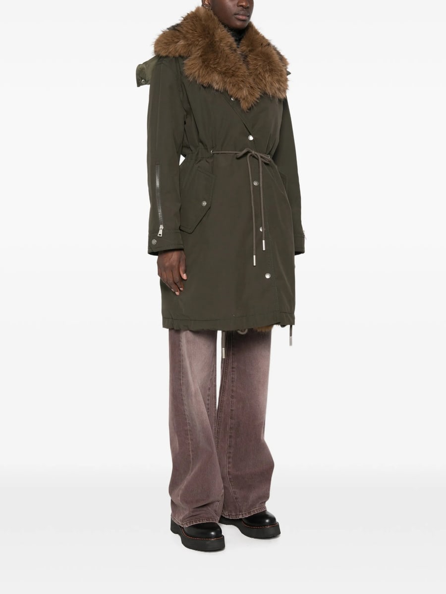 Moncler Moncler Halicte Long Down Parka, view 5