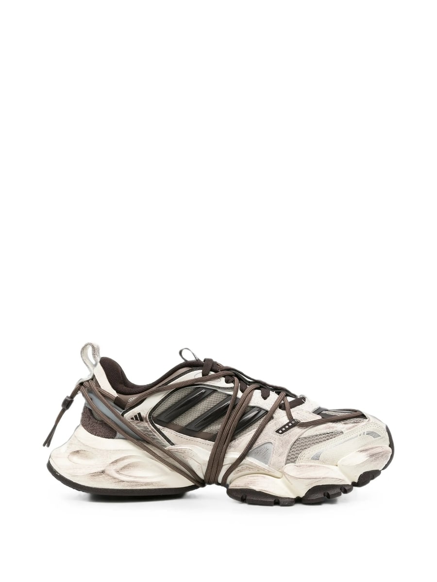adidas Adidas XLG Runner Deluxe 2.0 Distressed Panelled Sneakers