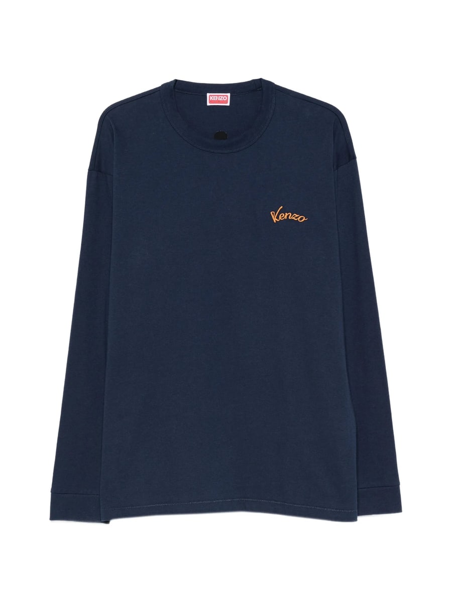 Kenzo Kenzo Eiffel Tower-print Long-sleeve T-shirt