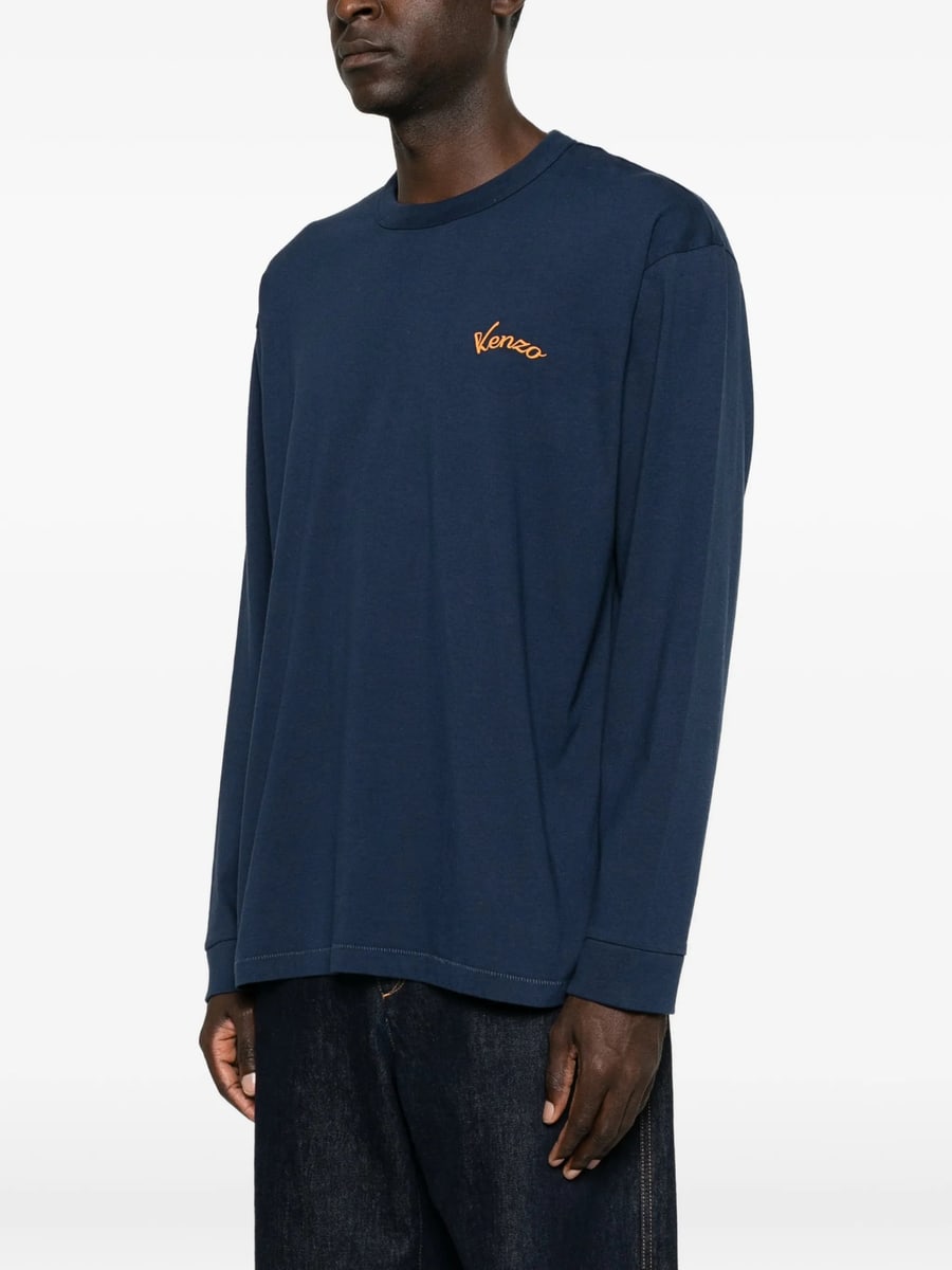 Kenzo Kenzo Eiffel Tower-print Long-sleeve T-shirt, view 2