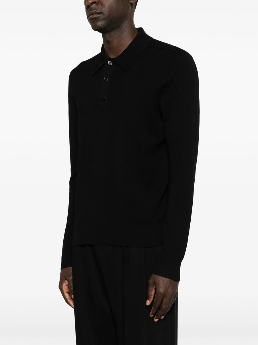 Burberry Burberry Long-sleeve Polo Shirt, view 4