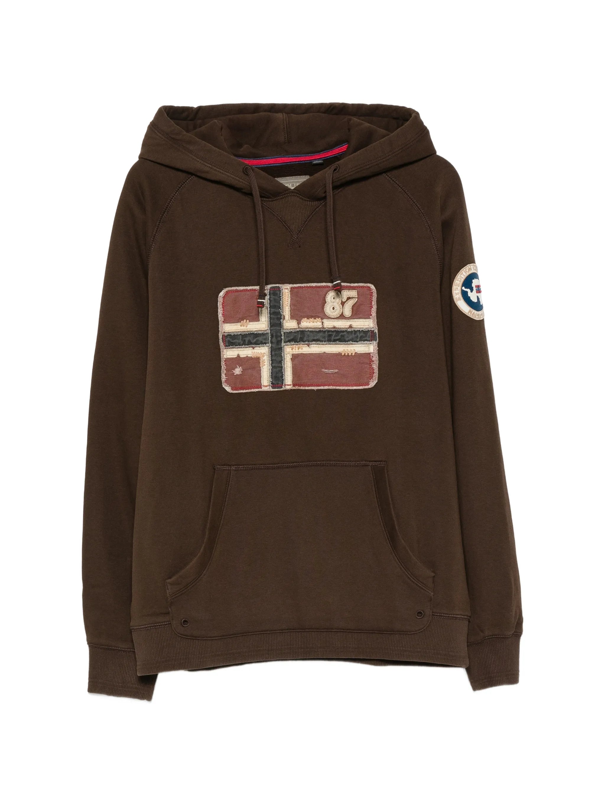 Napapijri Napapijri Patchwork Logo-patch Hoodie