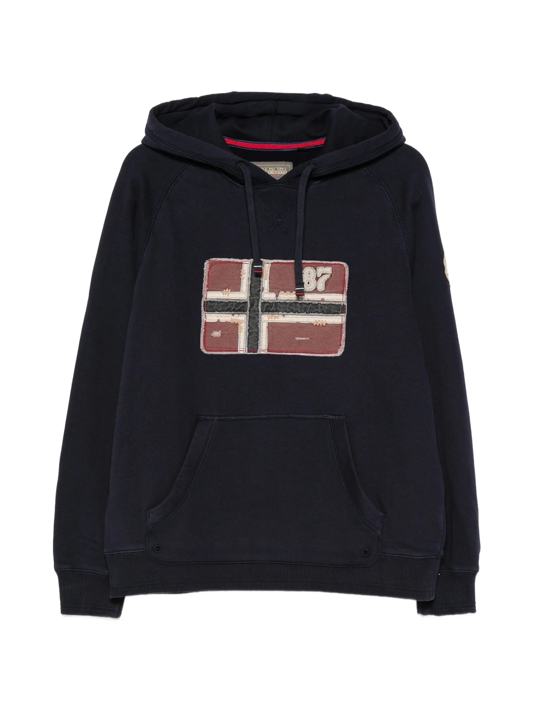 Napapijri Napapijri B-Archive Logo-patch Drawstring Hoodie