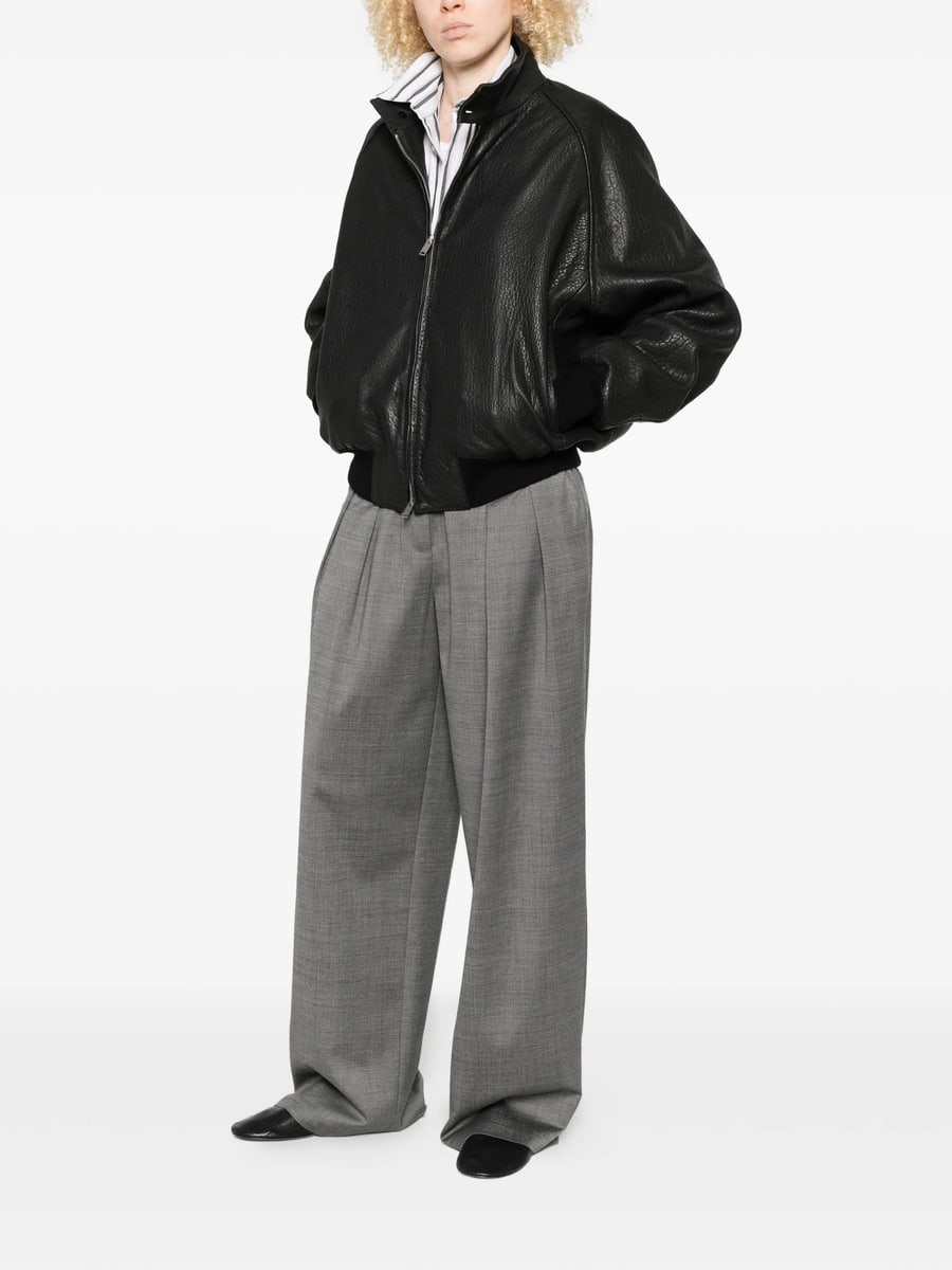 Studio Nicholson Studio Nicholson Zip-up Bomber Jacket, view 2