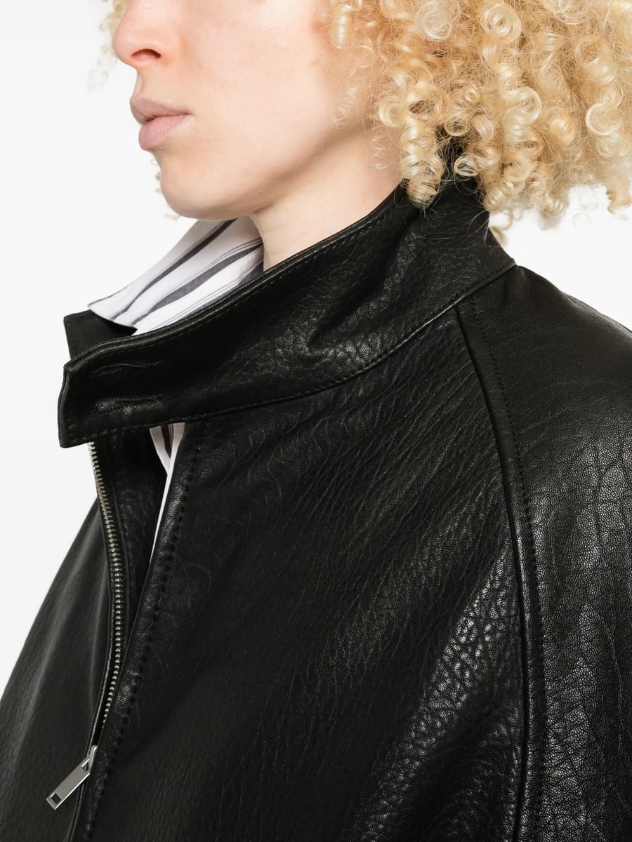 Studio Nicholson Studio Nicholson Zip-up Bomber Jacket, view 3