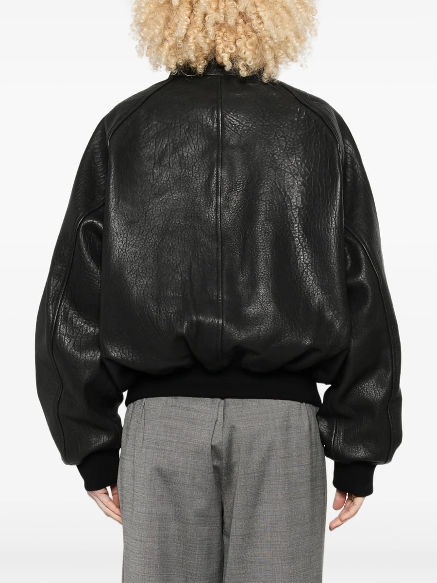 Studio Nicholson Studio Nicholson Zip-up Bomber Jacket, view 4