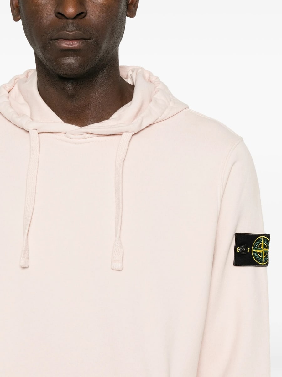 Stone Island Stone Island Compass-patch Drawstring Hoodie, view 5