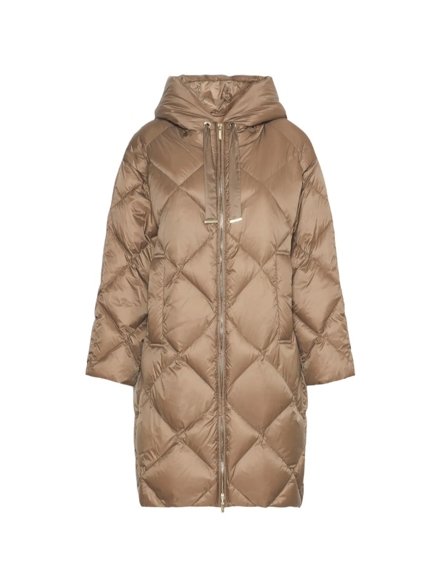Max Mara The Cube Max Mara The Cube Diamond-quilted Hooded Coat
