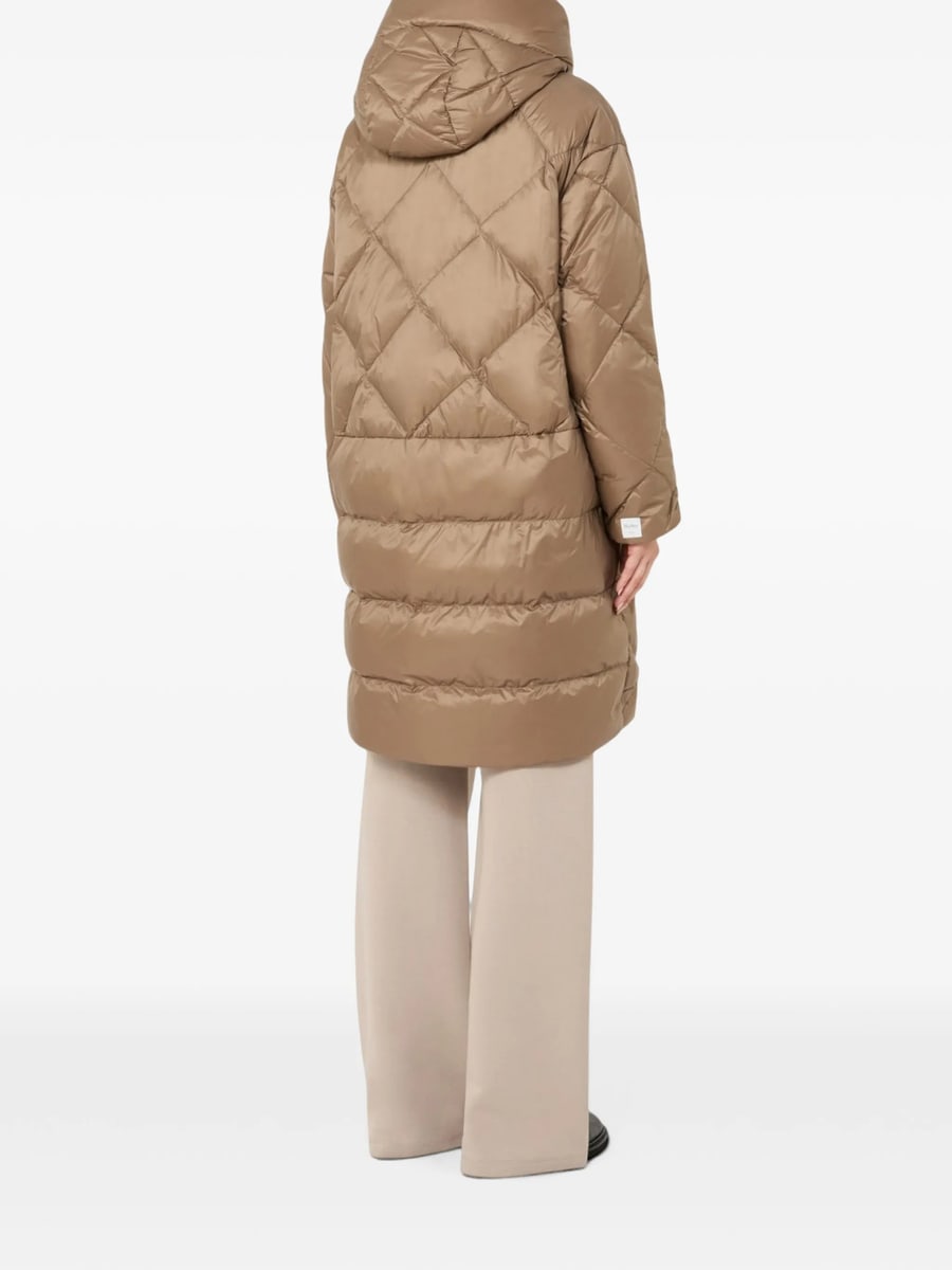 Max Mara The Cube Max Mara The Cube Diamond-quilted Hooded Coat, view 2