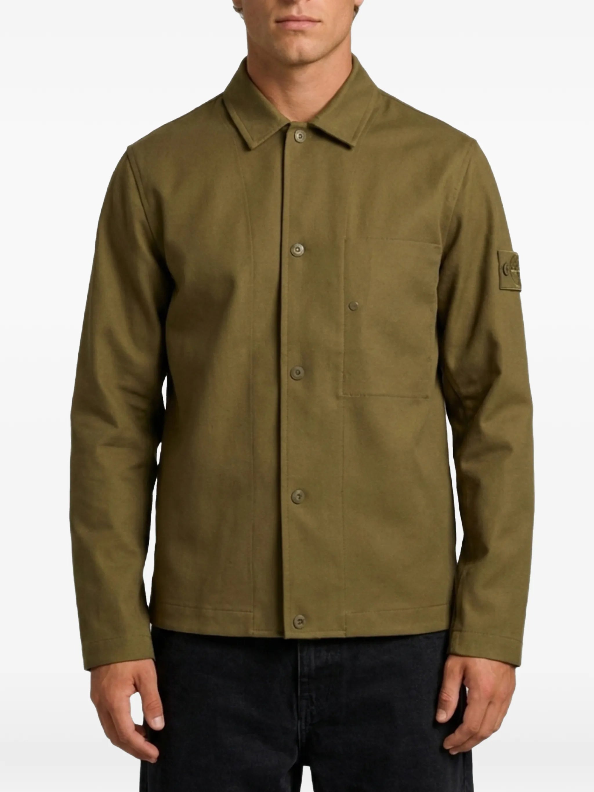 Stone Island Stone Island Military Green Ghost Overshirt