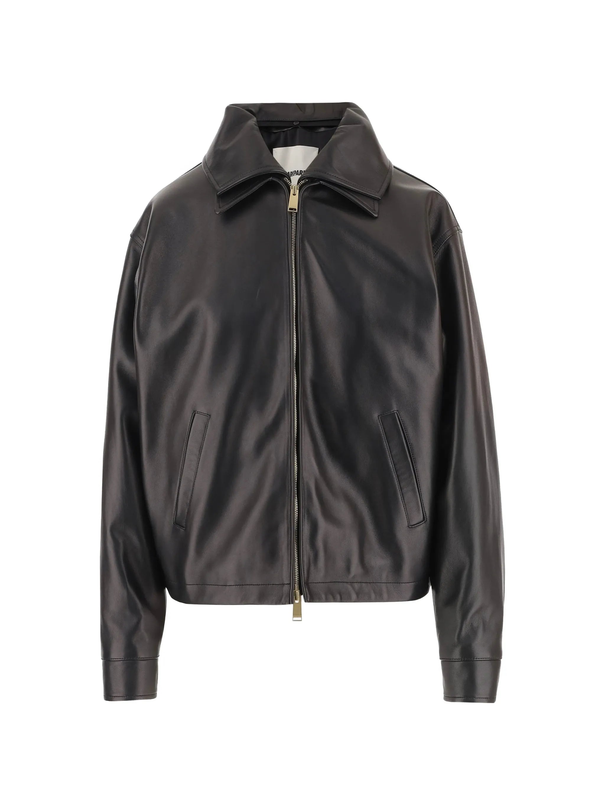Darkpark Darkpark Zip-up Leather Jacket