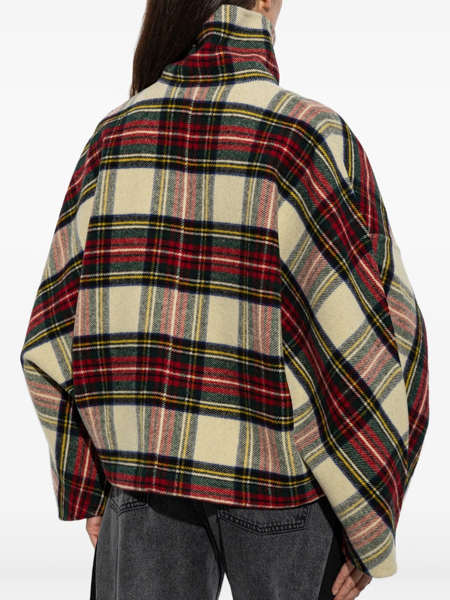Darkpark Darkpark Aj Tartan Wool Jacket, view 3