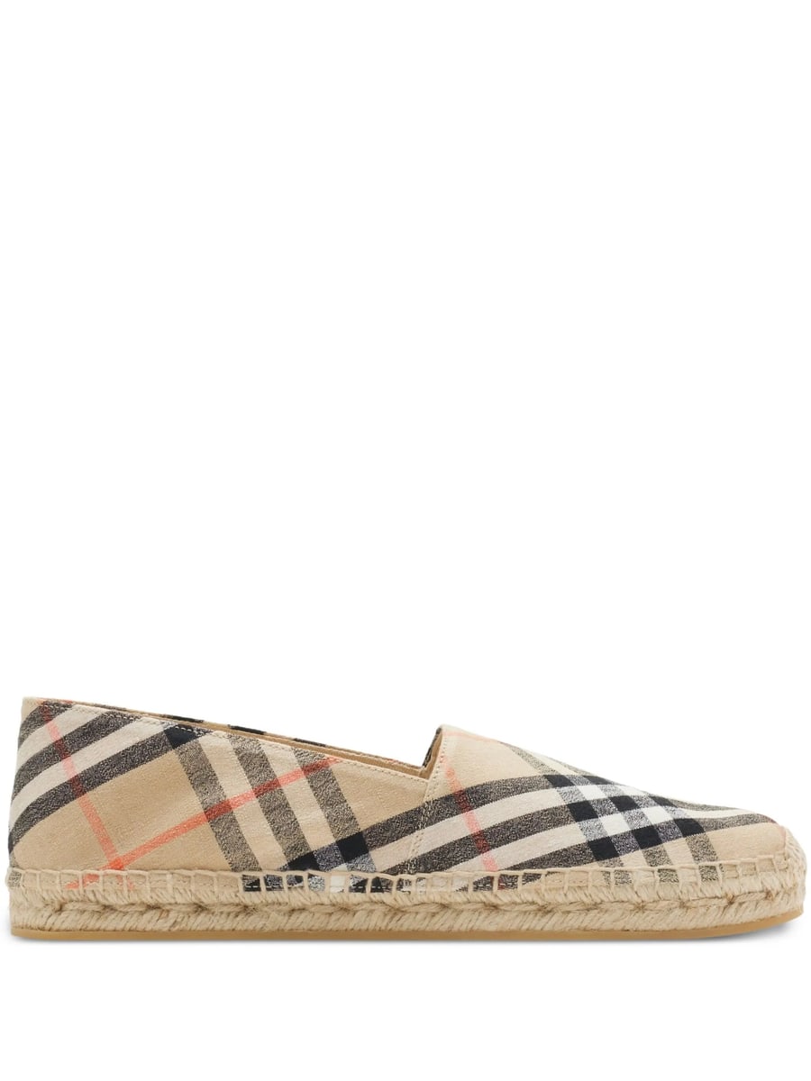 Burberry Burberry Check Mews Espadrilles?