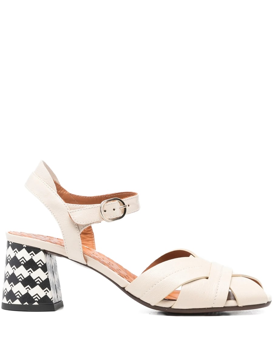 Chie Mihara Chie Mihara Criss-cross Block-heel Sandals