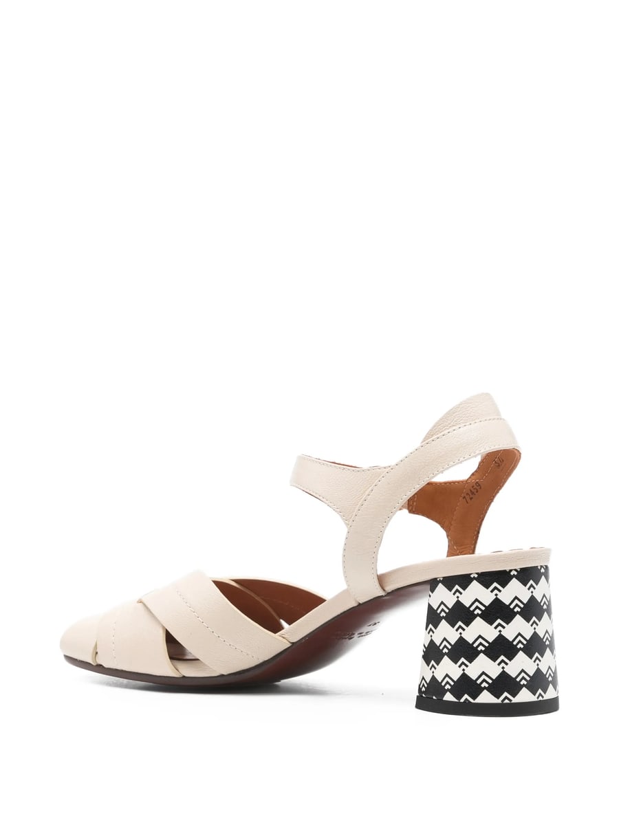 Chie Mihara Chie Mihara Criss-cross Block-heel Sandals, view 4