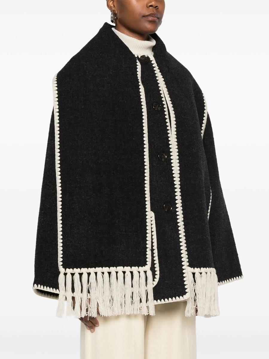 Toteme Toteme Attached-scarf Jacket, view 2