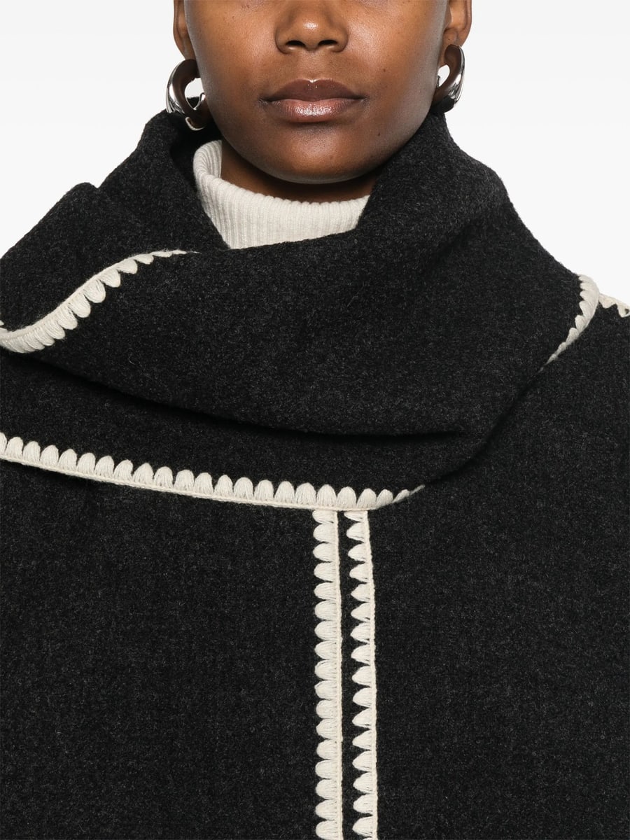 Toteme Toteme Attached-scarf Jacket, view 3