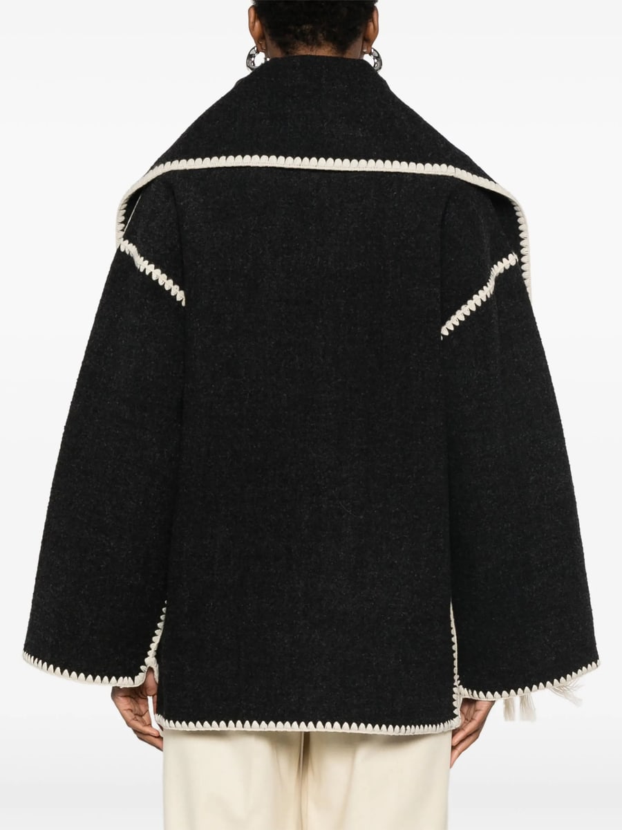 Toteme Toteme Attached-scarf Jacket, view 4