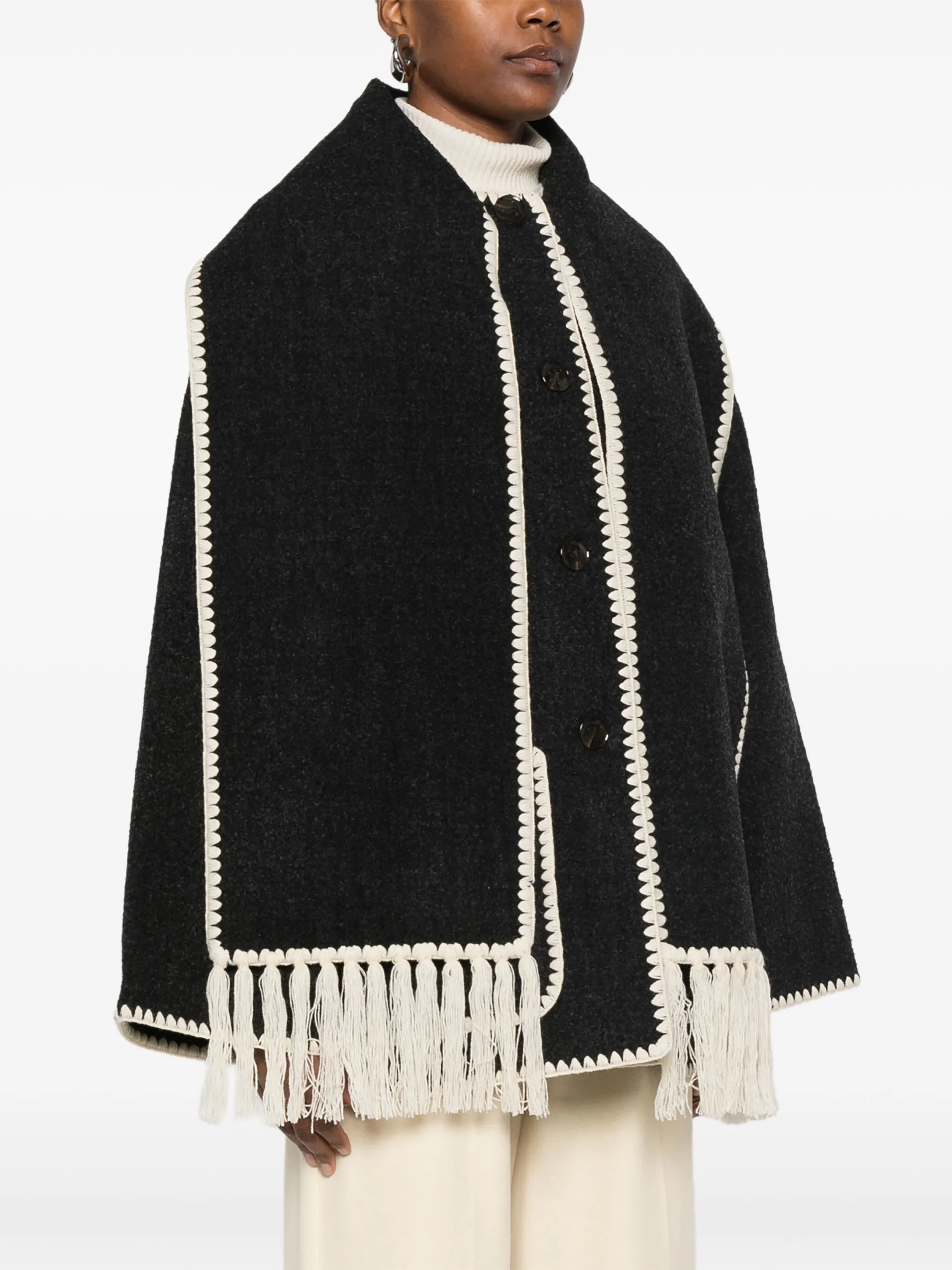 Toteme Toteme Attached-scarf Jacket, view 2