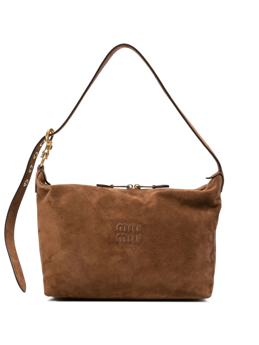 Miu Miu Miu Miu Spirit Suede Shoulder Bag