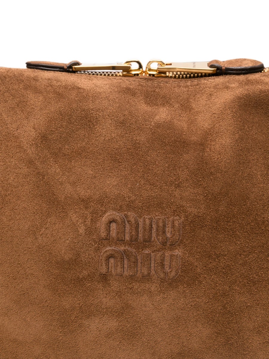 Miu Miu Miu Miu Spirit Suede Shoulder Bag, view 2