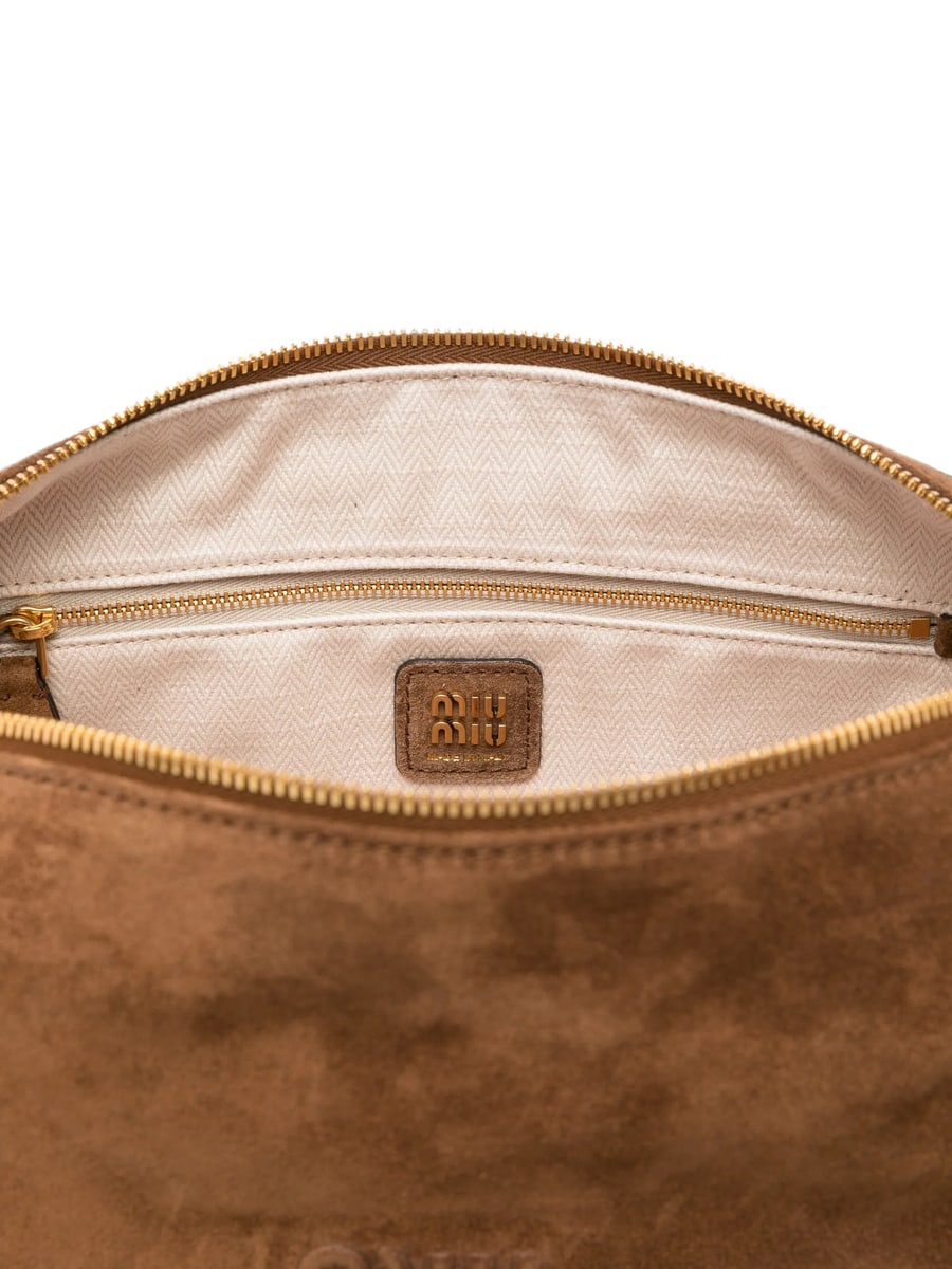 Miu Miu Miu Miu Spirit Suede Shoulder Bag, view 4