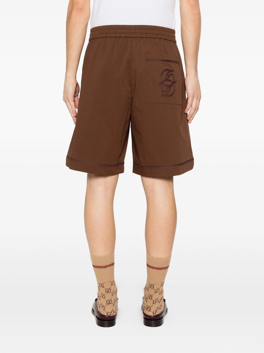 Drole De Monsieur Drole De Monsieur Jour Echelle Drawstring Shorts, view 2