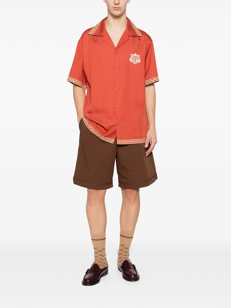 Drole De Monsieur Drole De Monsieur Jour Echelle Drawstring Shorts, view 3