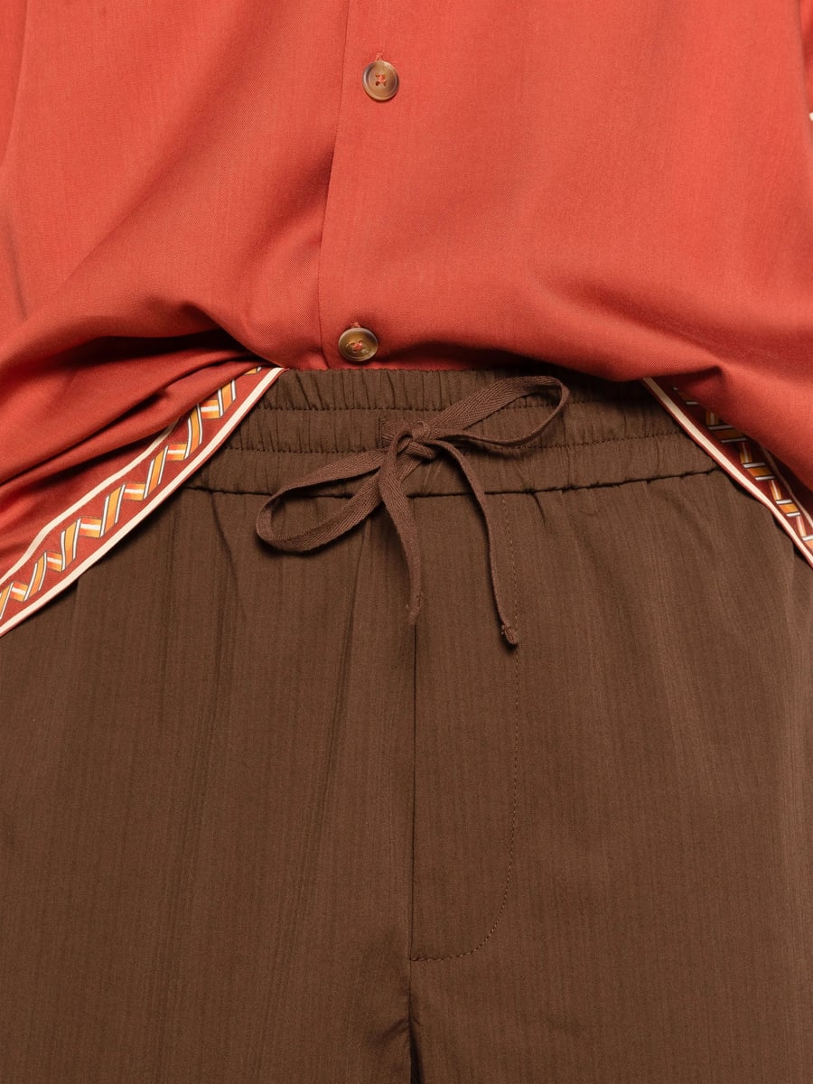 Drole De Monsieur Drole De Monsieur Jour Echelle Drawstring Shorts, view 4