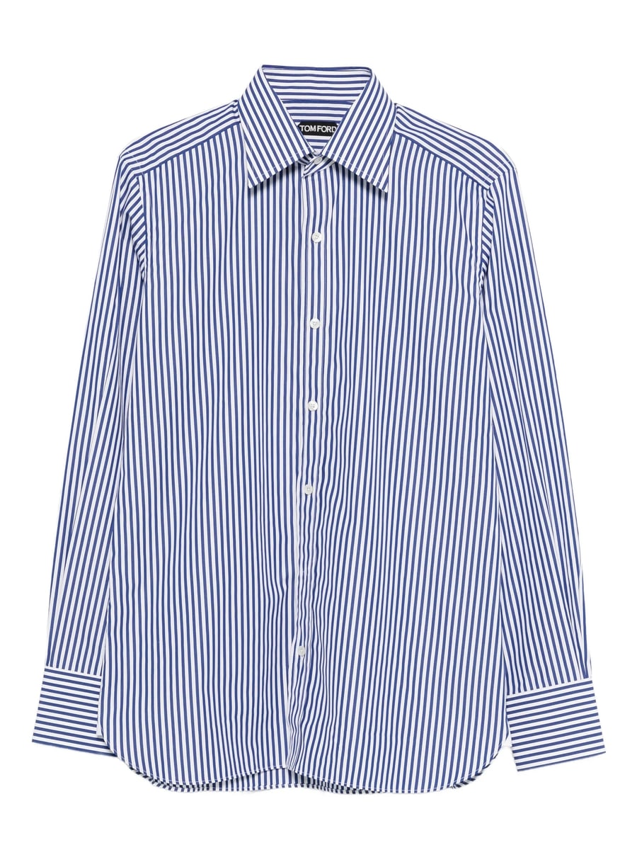Tom Ford Tom Ford Striped-pattern Button-fastening Shirt