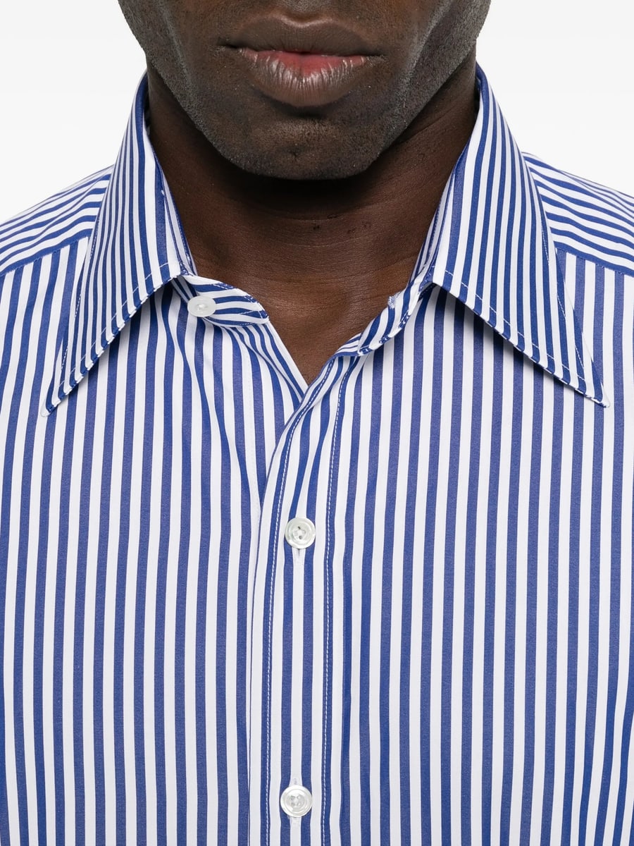 Tom Ford Tom Ford Striped-pattern Button-fastening Shirt, view 2