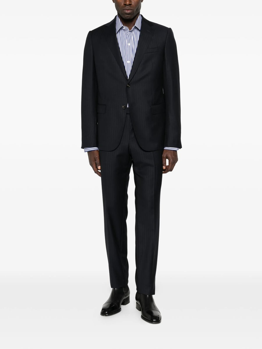 Tom Ford Tom Ford Striped-pattern Button-fastening Shirt, view 4