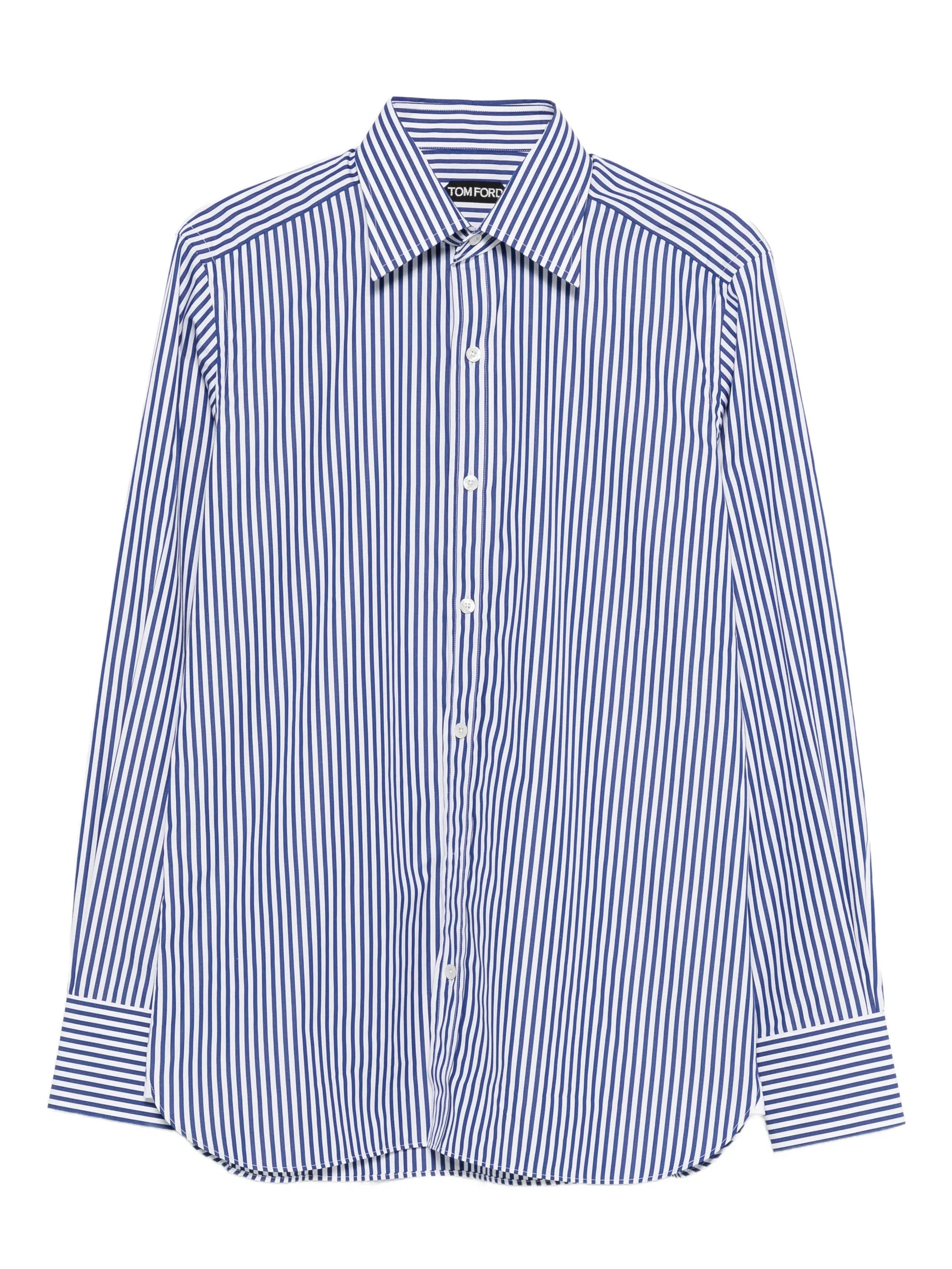 Tom Ford Tom Ford Striped-pattern Button-fastening Shirt