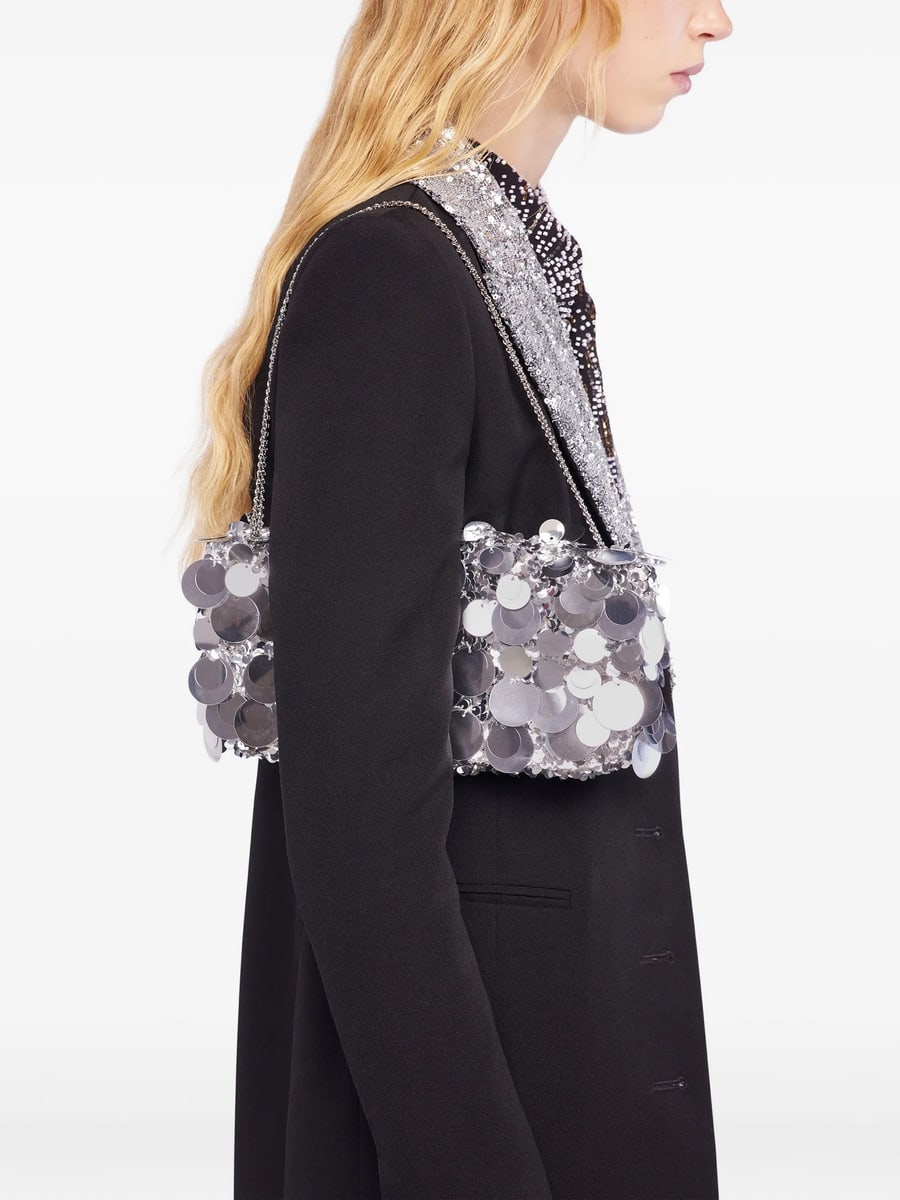 Rabanne Rabanne Sequin-embellished Clutch Bag, view 2