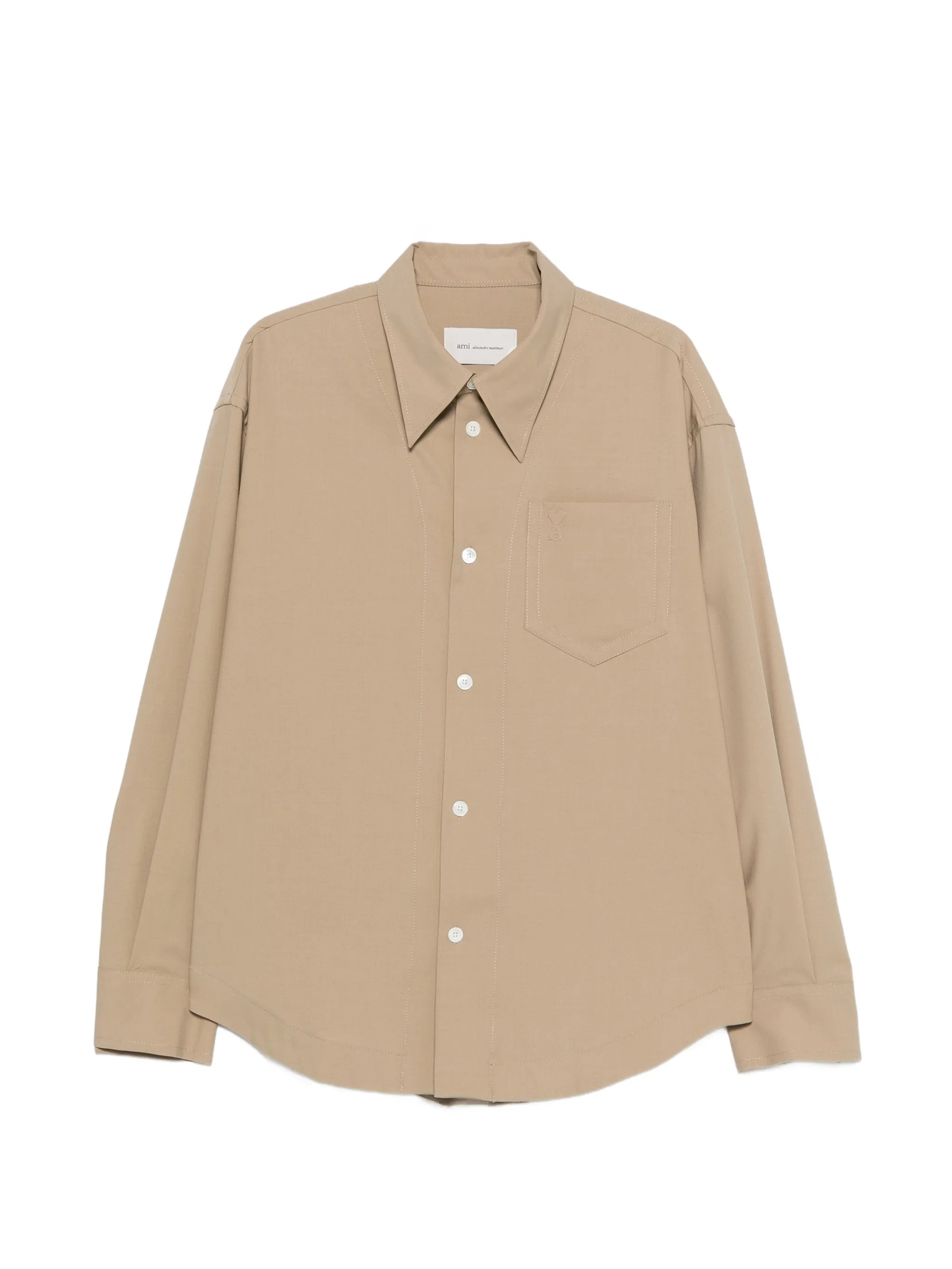 AMI Paris Ami Paris Pocket Embroidered Shirt