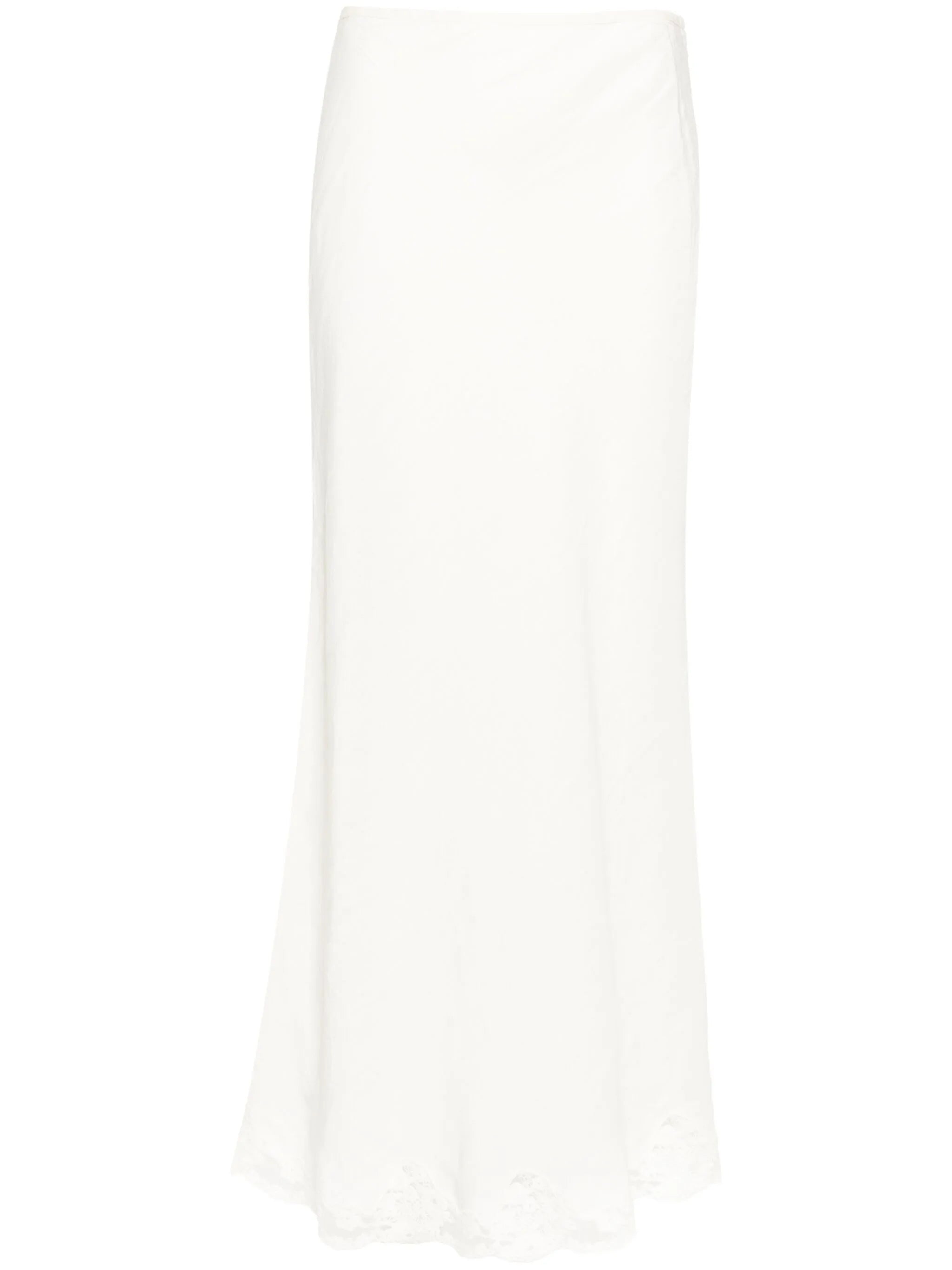 Rixo Rixo Crystal Lace-trim Midi Skirt