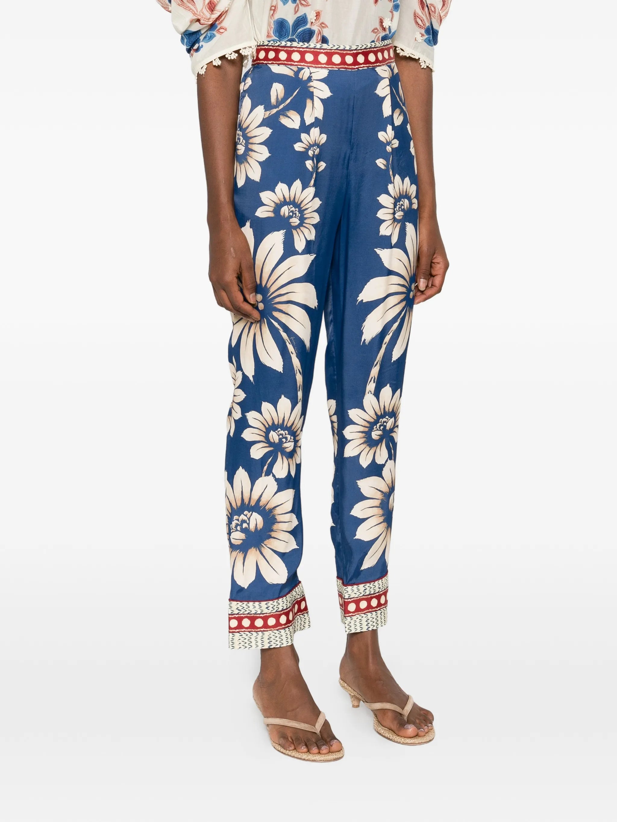 Farm Rio Farm Rio Luna Floral Trousers, view 2
