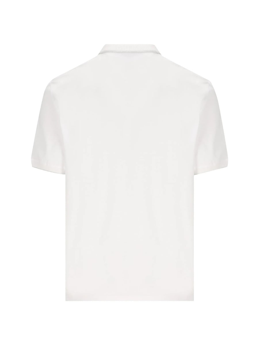 Brunello Cucinelli Brunello Cucinelli Logo-embroidered Polo Shirt, view 2