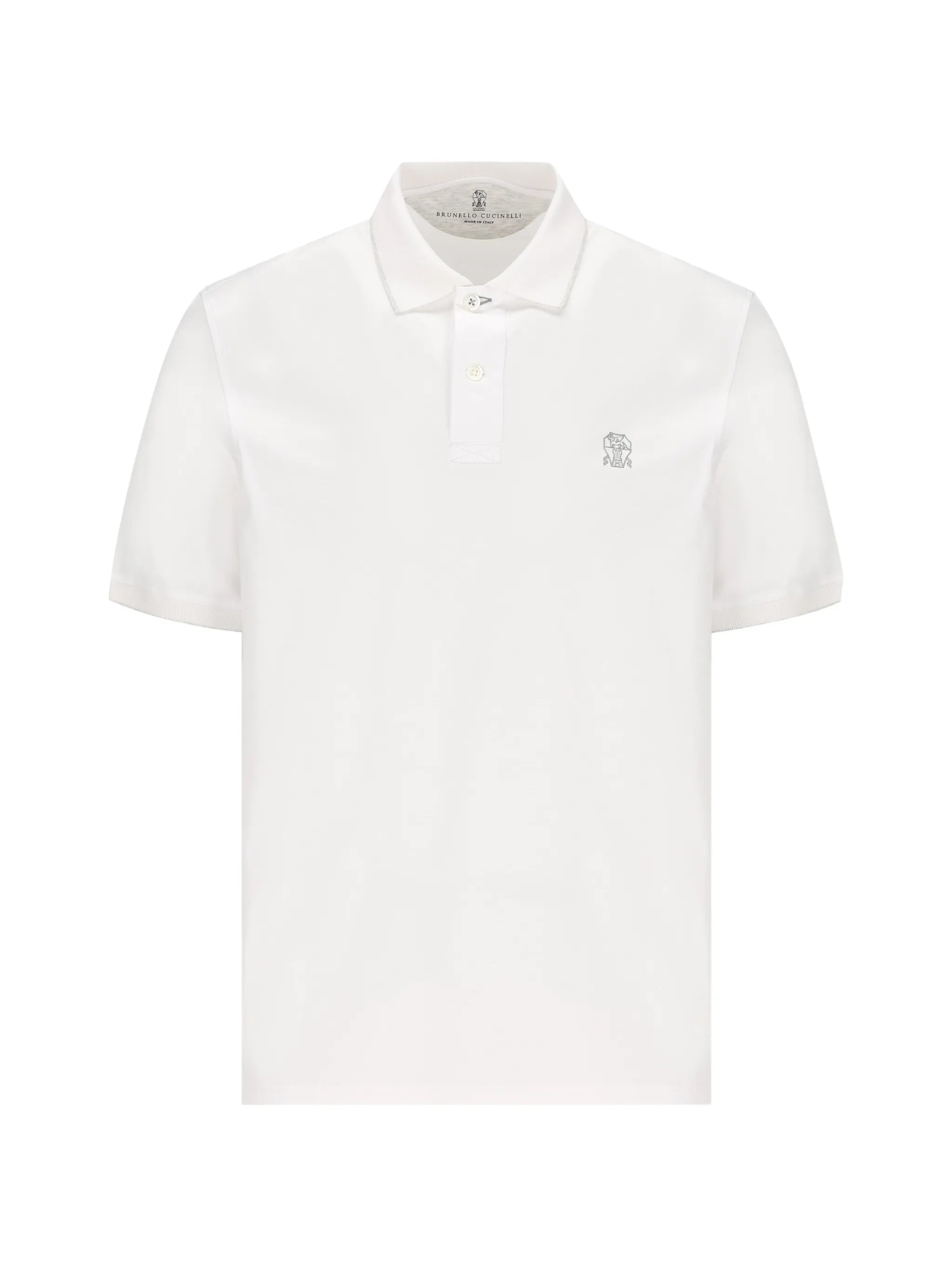 Brunello Cucinelli Brunello Cucinelli Logo-embroidered Polo Shirt